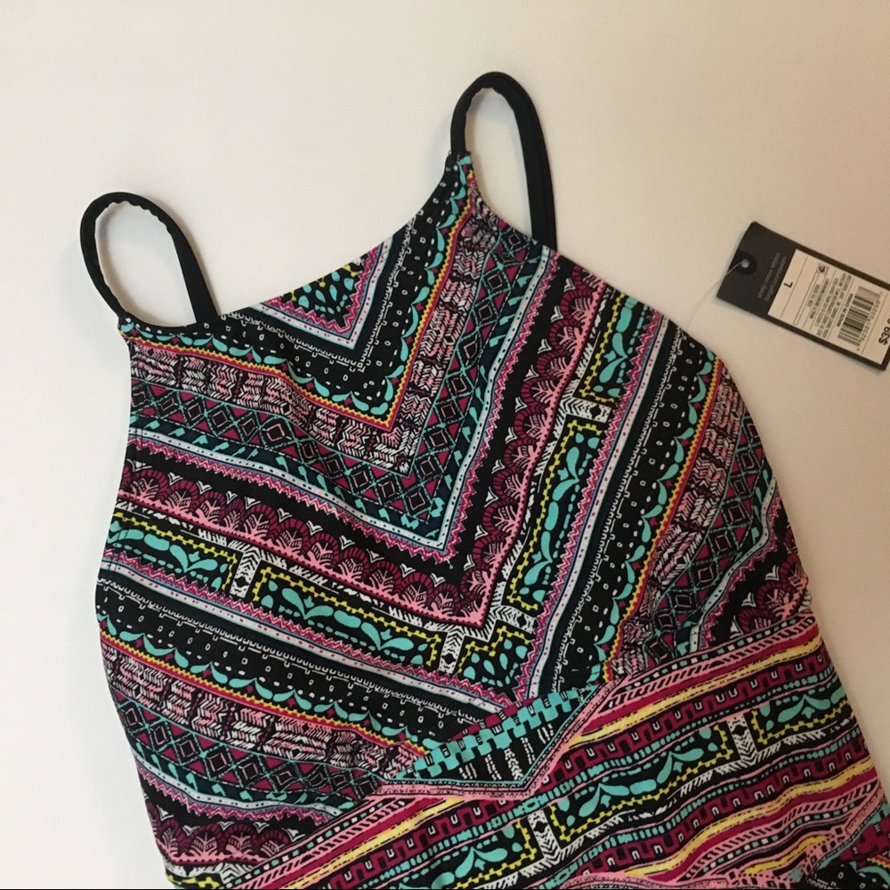Tribal Print One Piece Swimsuit NWT
